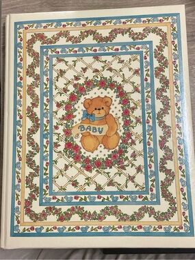 Unused 1986 Gibson Lucy Rigg Bears Baby Book Album Vintage